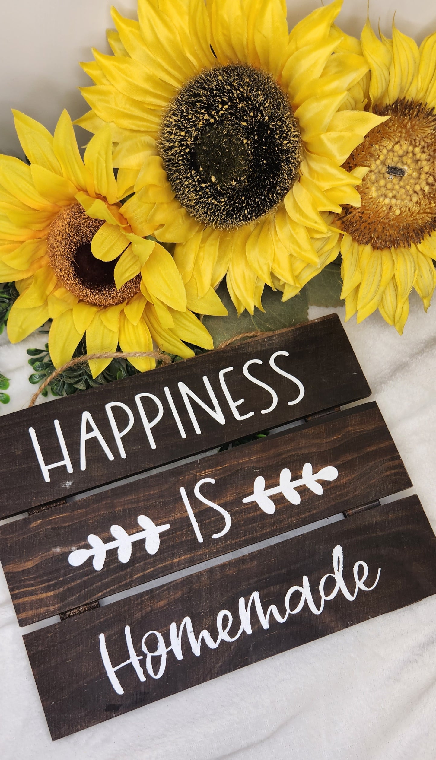 Happiness is Homemade Sign