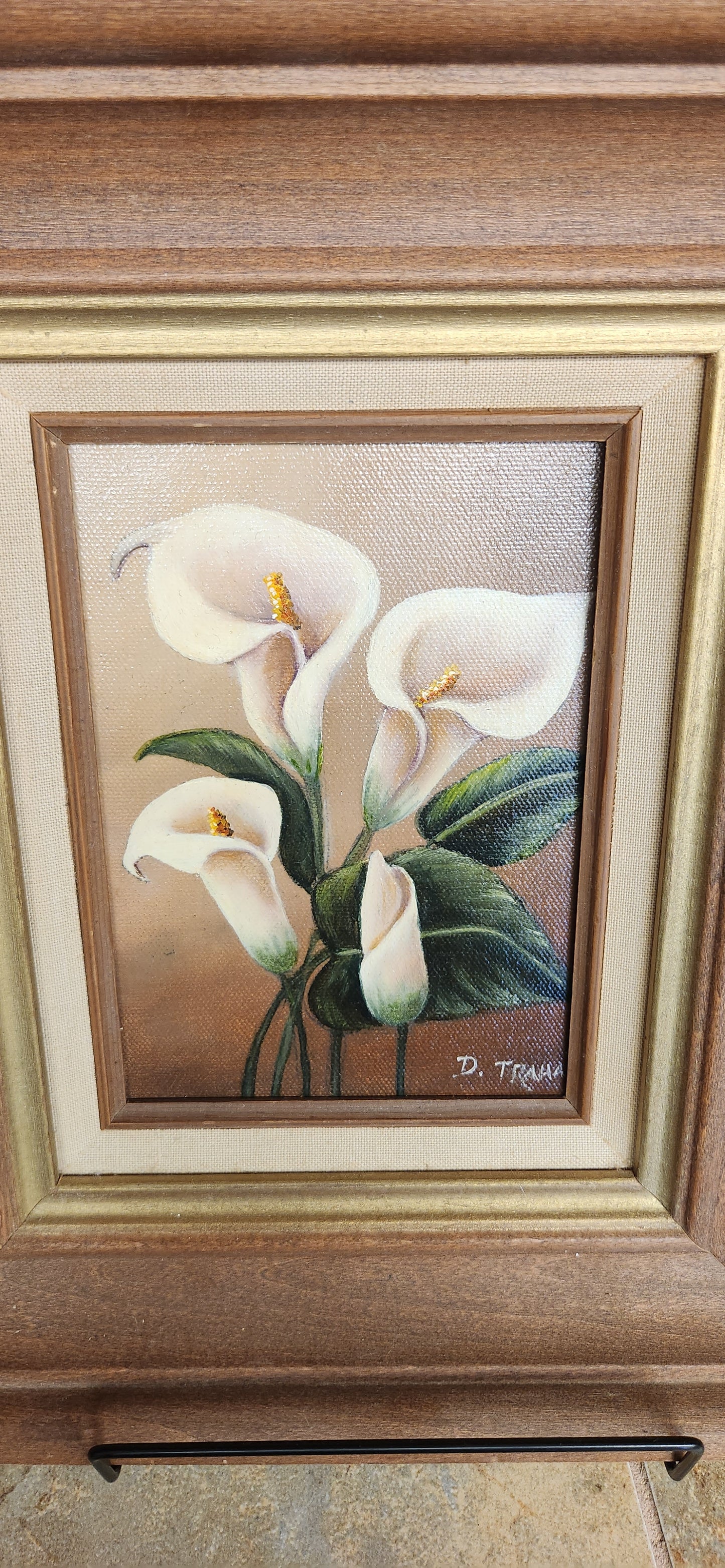 Calla Lillies w/ Frame