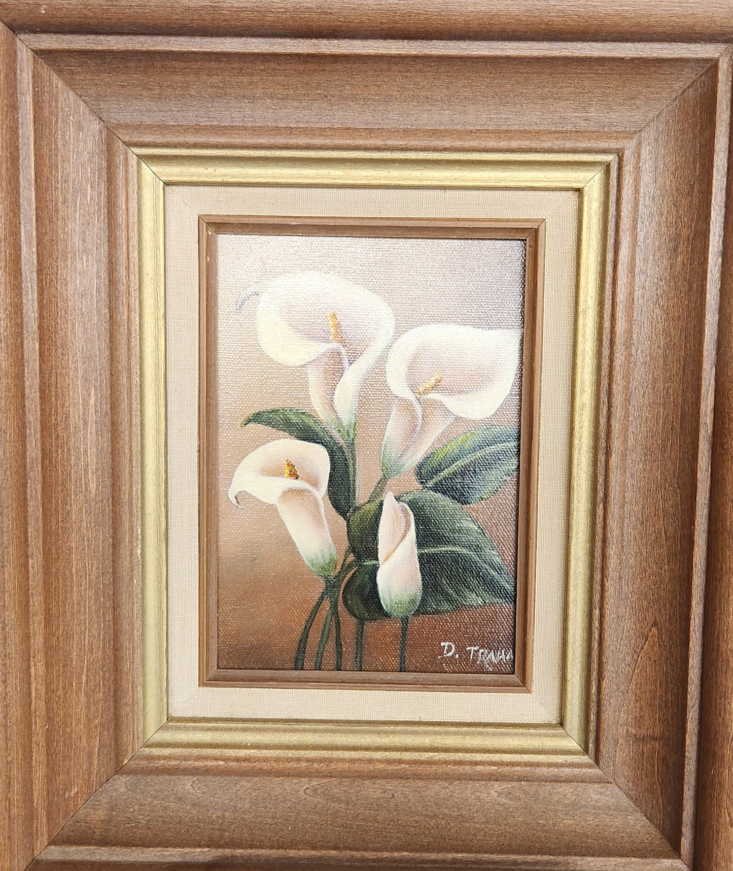 Calla Lillies w/ Frame