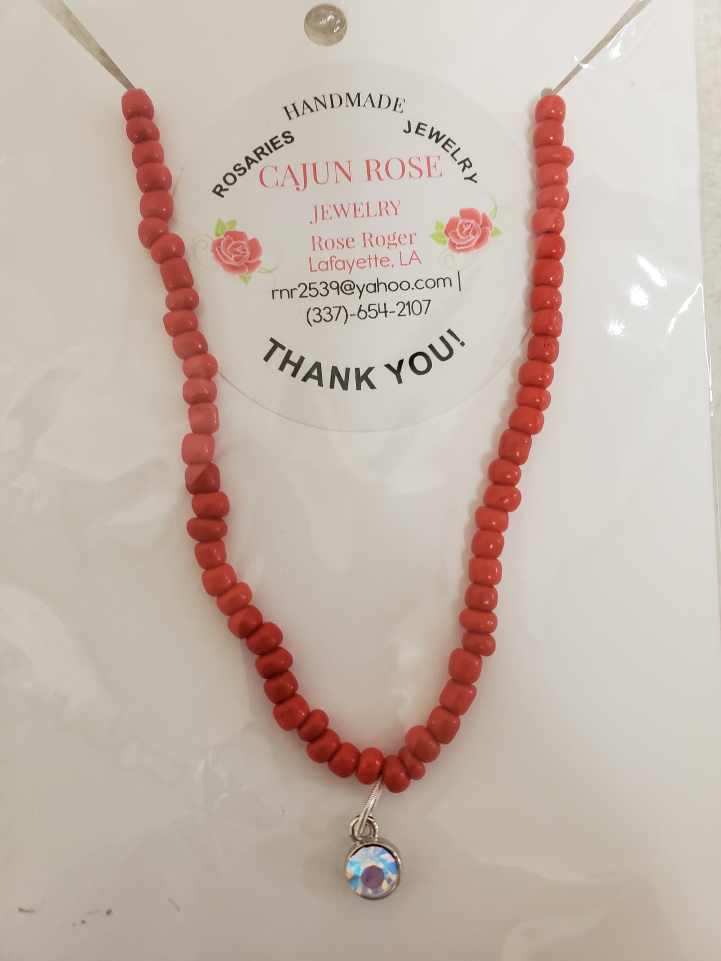 16" Beaded Necklaces by Rose